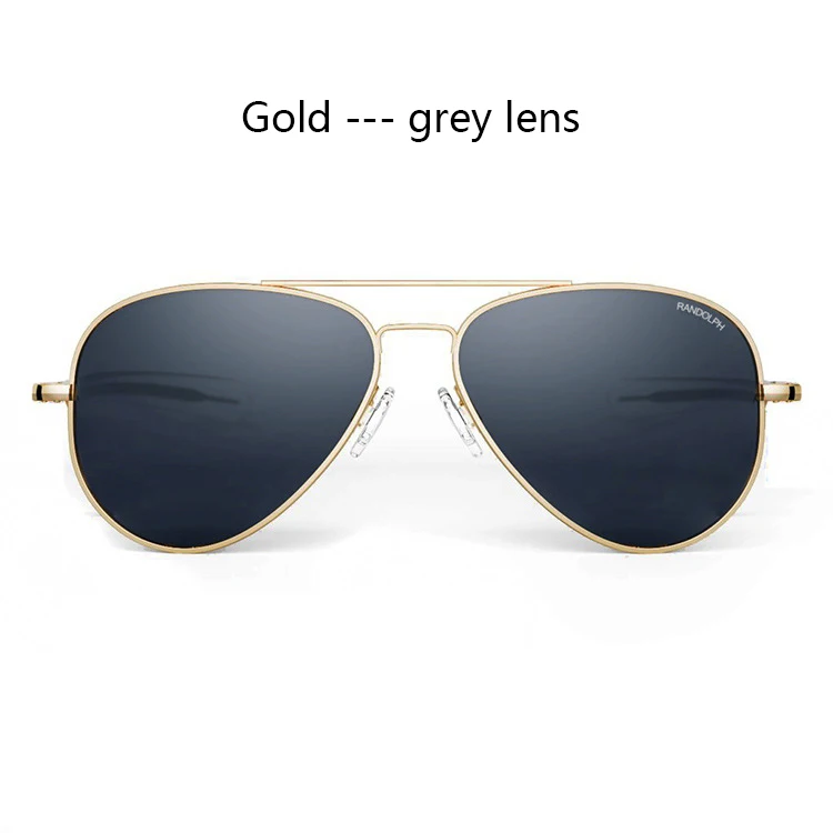 RE Sonnenbrille Mann Amerikanische Armee Militär Luftfahrt Pilot Sonnenbrille Glaslinse Frau Luxusmarke Vintage Metall Titan Rahmen – Detail 17