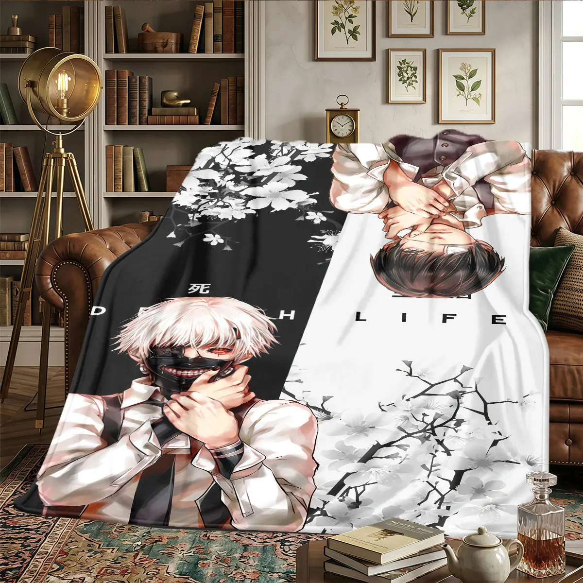 Tokyo Ghoul Patterns Home Blanket Lightweight and portable for Sofas Beds Warmth and Comfort Christmas Gifts -HE47