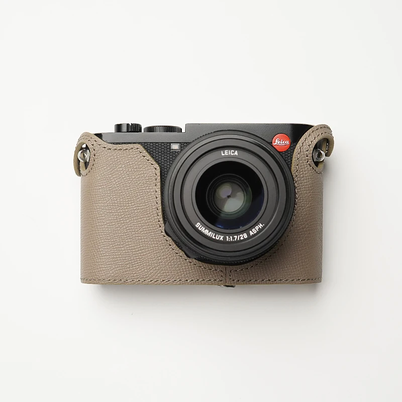 Mr. Steen Voor Leica Q2 Camera Case Beschermhoes Camera Bodysuit Camera Typ116 Handgemaakt Stijl Leer Met Palm Echt Leathe