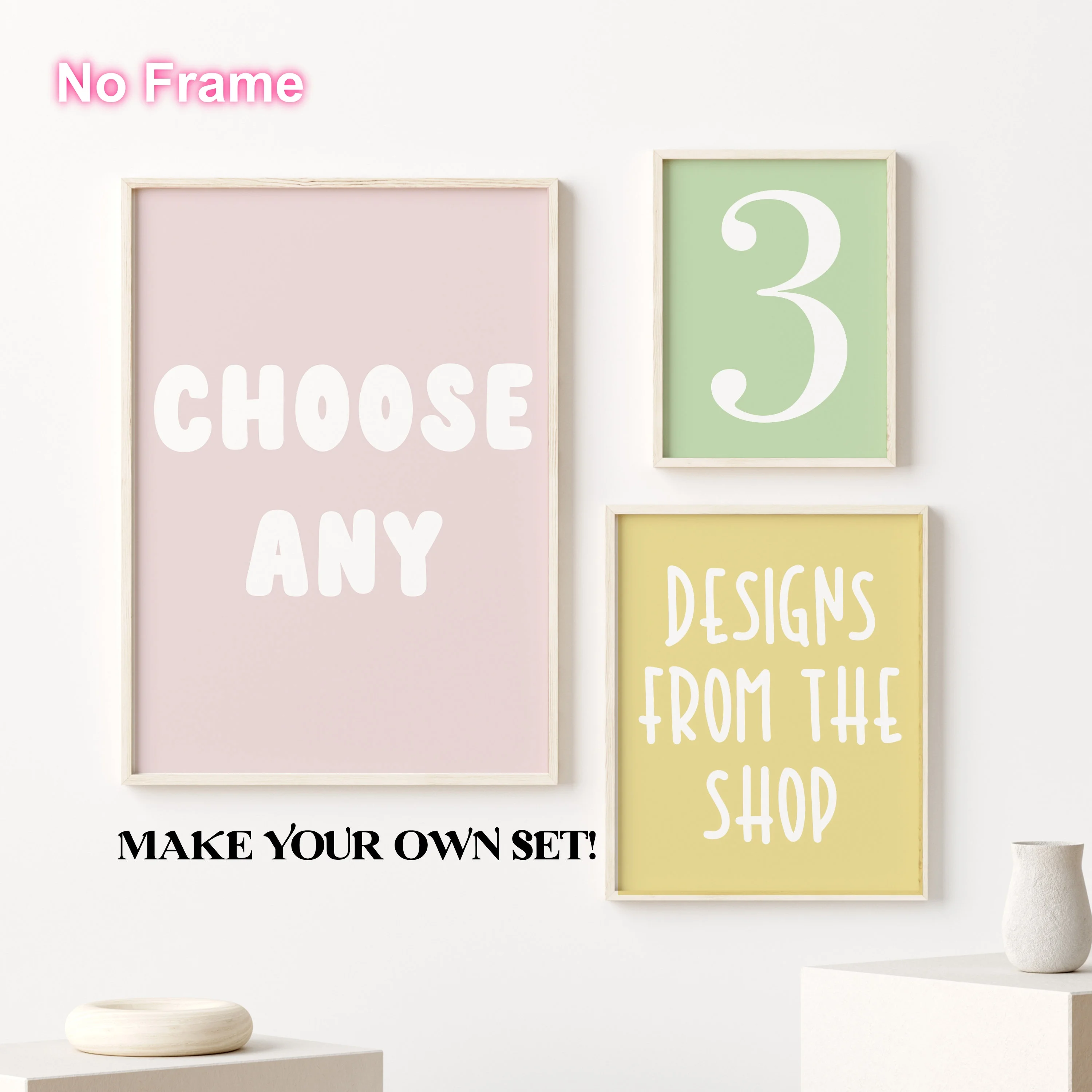 3 Stück personalisierte rahmenlose Leinwand-Fotodrucke, perfekt für Paare, Familien, Haustiere, Landschaften, Geburtstagsdekoration und als Weihnachtsgeschenk.