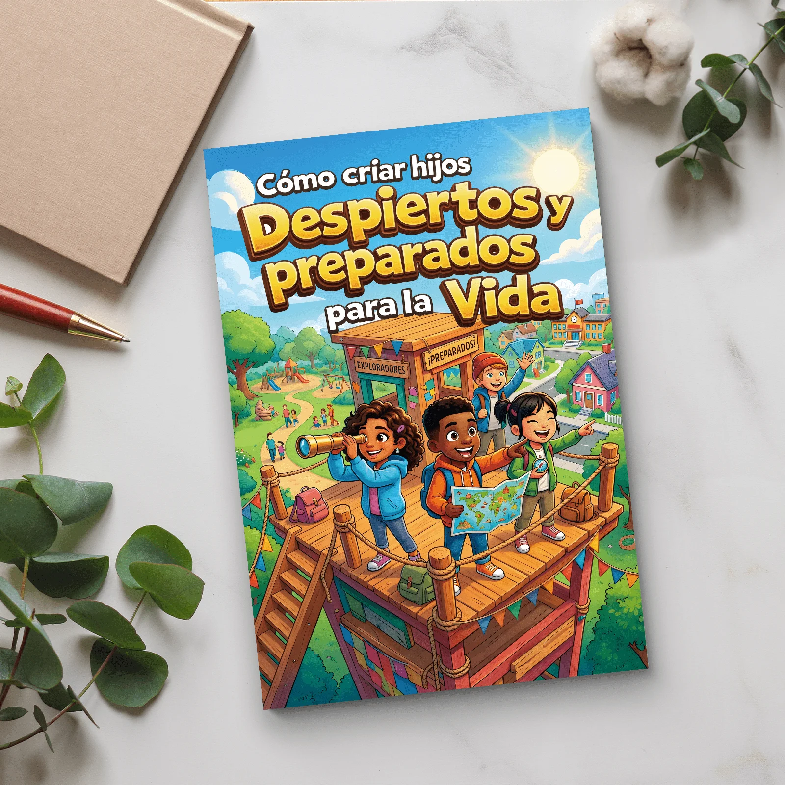 Comment élever des enfants éveillés et préparés pour la vie, Livre d'éducation parentale en espagnol pour élever des enfants autonomes et confiants