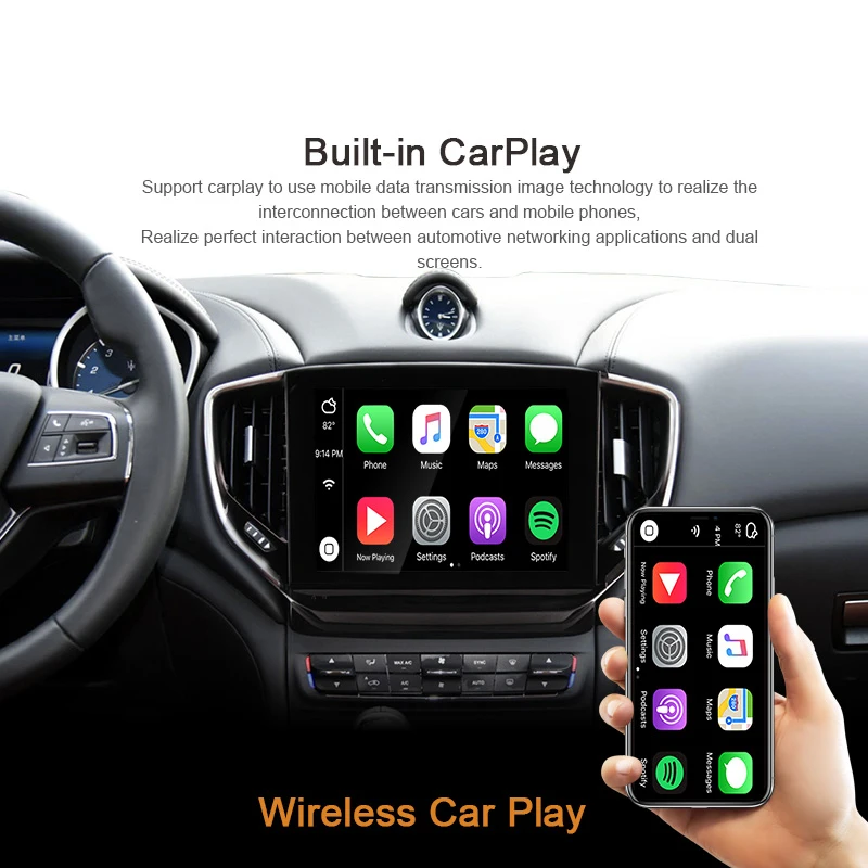 10.5 Inch Android 13 Car Multimedia Player For Maserati Ghibli 2014 -2021 GPS Stereo Car Radio DSP Wireless Auto Carplay Video