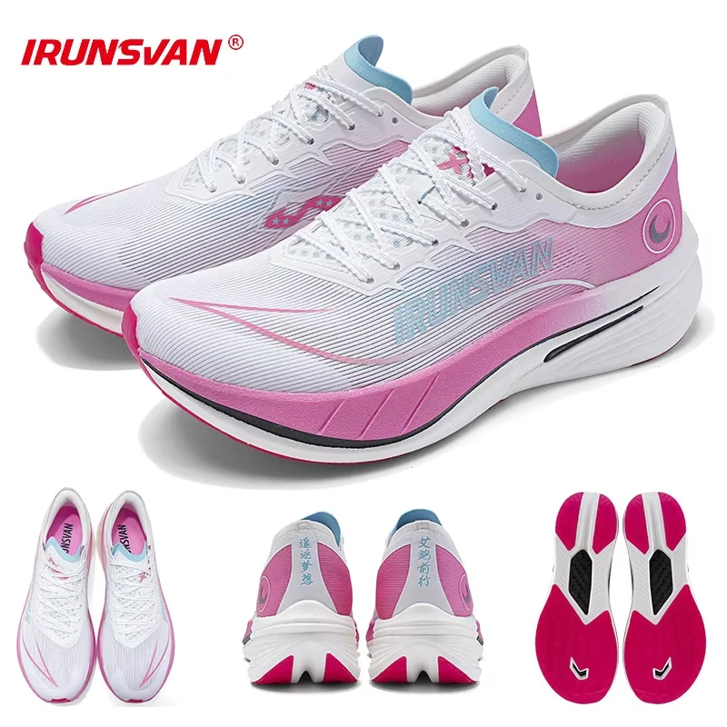 

IRUNSVAN Professional Running Shoes For Men Lightweight Men's Designer Mesh Sneakers Lace-Up Male Outdoor Sports Shoes Unisex