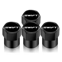 4PCS Universal Sticker Car Valve Caps Accessories Auto Wheel Tire Valve Tyre Stem Air Cover For Swift Shape Car Styling