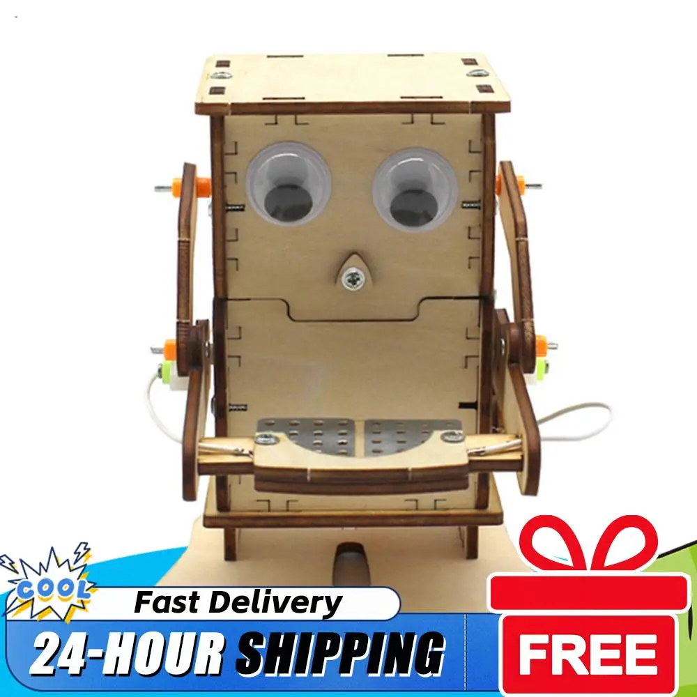 

DIY Robot Eating Coin Physics Experiment Learning Practical Skills Education Toy