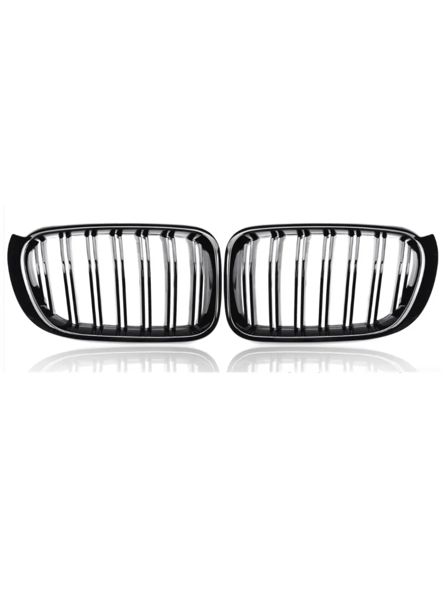 2014-2018 Auto Frontstoßstange Kühlergrill Zierleiste Abdeckung Nieren-Sport Doppellamellen Für BMW X3 X4 F25 F26 2014 2015 2016 2017