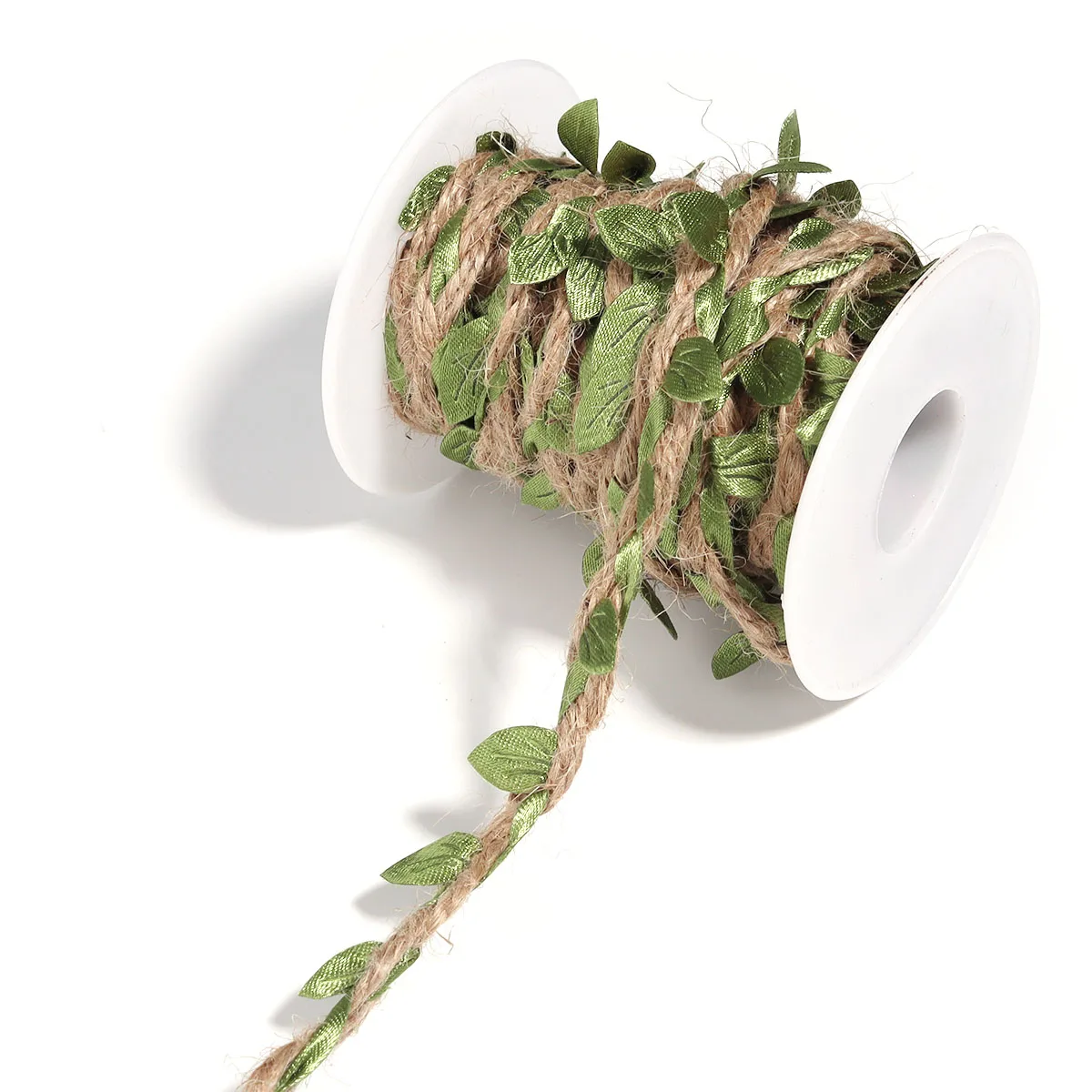 Feuilles de vigne artificielles en rouleau, 5 mètres/rouleau, tissage de corde de chanvre, Simulatio