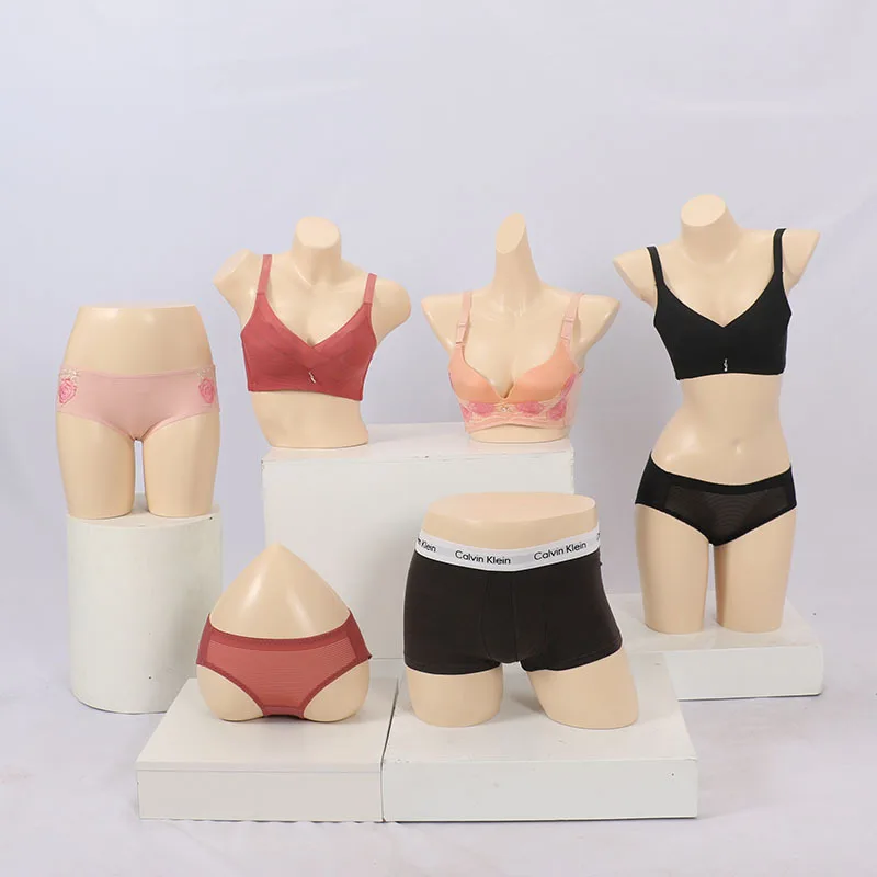 Underwear Half Mannequin, Female Lingerie Half Body Model Mannequin Clothing Store Lingerie Underwear Mannequin