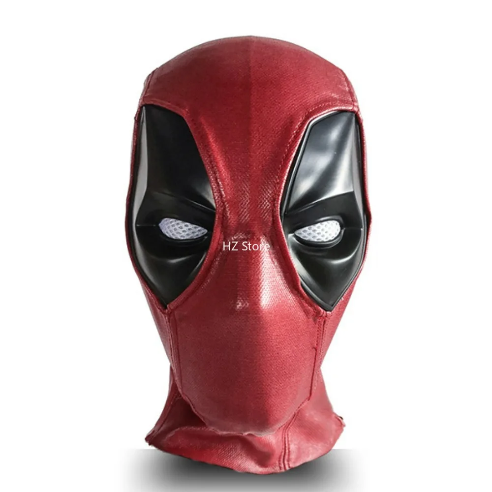 

Marvel Deadpool Helmet Wade Wilson Mask Superhero ABS Leather Props Halloween Cosplay for Adult Gift