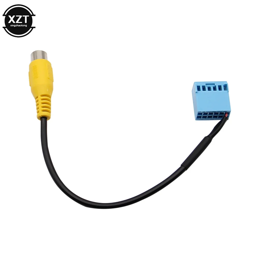 Cámara de Vista trasera coche RVC MIB RCA Cable adaptador 12 pines para VW Jetta 5 6 línea transferencia dispositivo