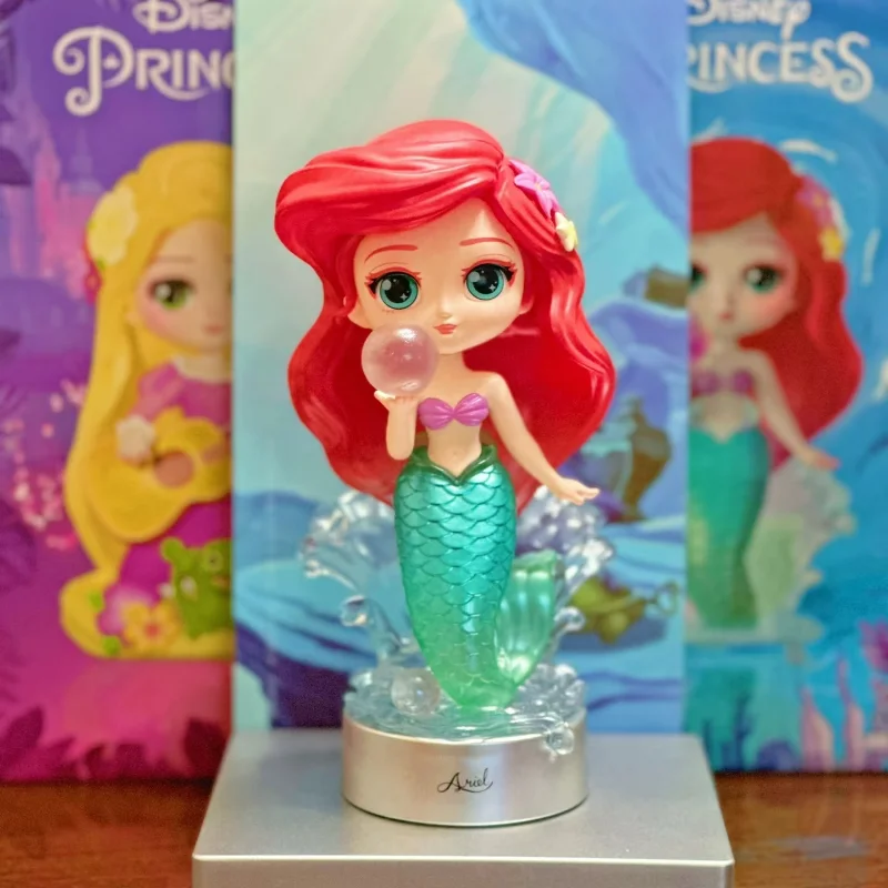 

New Disney Princess Nature Series 16cm Big Dolls Anime Figure Rapunzel Snow White Ariel Cute Collection Toy Girl Surprise Gift