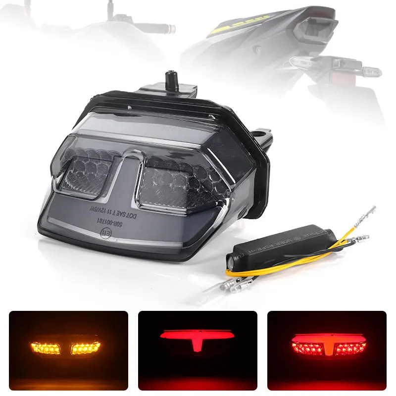 

Motorcycle LED Tail Lamp Rear Brake Tail Run Light Taillight Assembly For Honda CRF1100L Africa Twin 2020 2021 2022 2023 2024