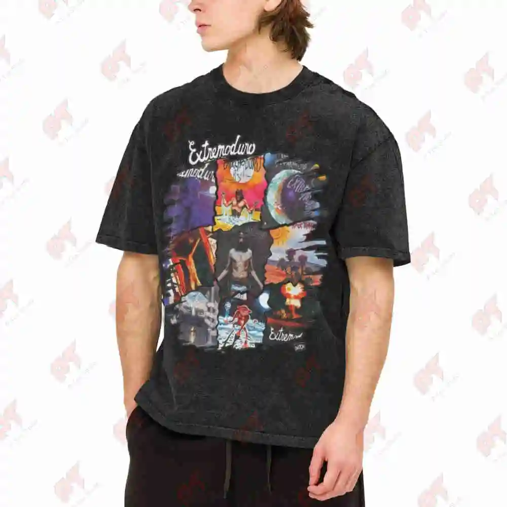 Extremoduro Boyfriend Funny Vintage Washed Tee Pure Cotton T-Shirt