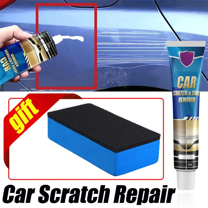 

15ml Car Scratch Repair Agent Scratches and Swirl Remover Auto Polishing Wax Anti Scratch Car Cleaning Tools Auto Accessories