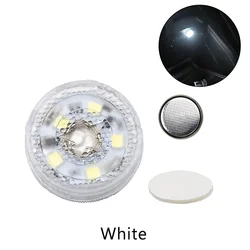 Car Mini Interior Touch Switch Light 5LED Sensor Roof Reading Bulb Ceiling Lamp Button Battery Powered