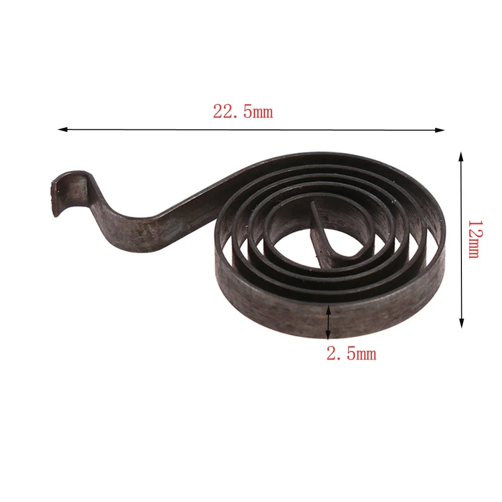 4 stücke Kohlebürsten halter Feder 22,5x12x2,5mm für Bosch GWS6-100 Winkels chl eifer Elektro werkzeuge Kohle bürste Elektro werkzeuge Zubehör