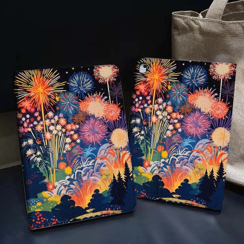 

Cartoon Xmas Gift Pattern Gift Tablet Case For Apple iPad Air Pro mini 1 2 3 4 5 6 7 8 9 11 M2 M3 M5 M4 5th 6th 7th 10th 11th