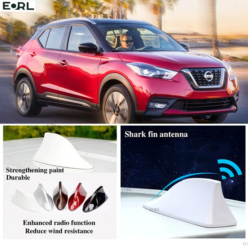 

For Nissan Kicks Shark Fin Antenna FM Signal Super Aerials Amplifier Waterproof Signal Amplifier FM/AM Radio Aerials