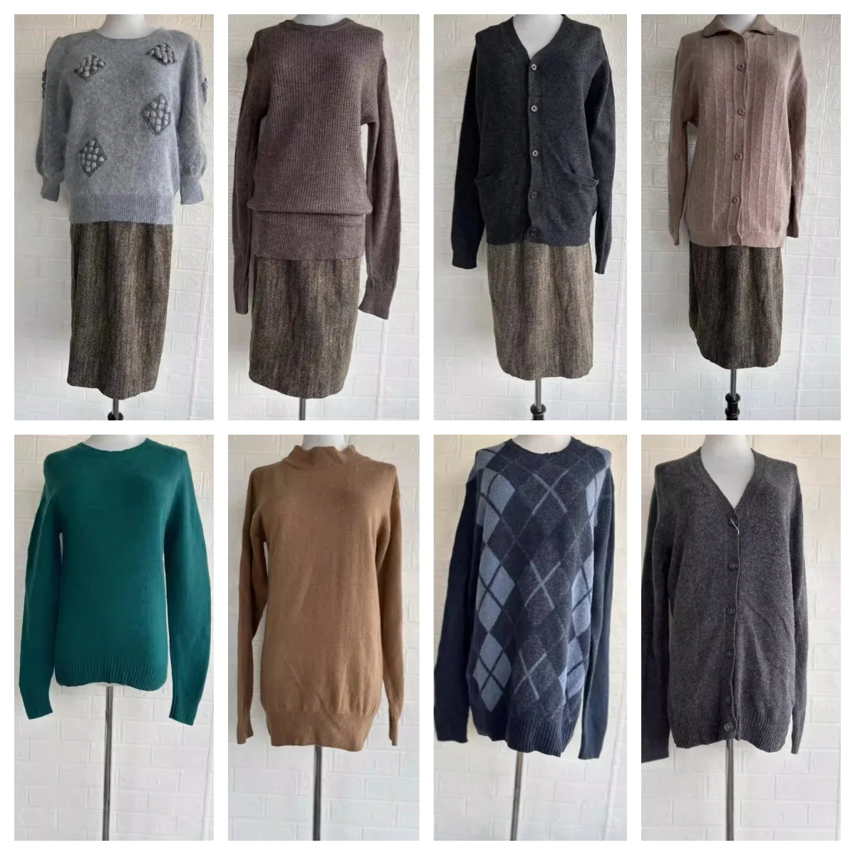 

Vintage Nordic Twist Head Sweater Women's Loose Fit Long Sve Woolen Knitwear Autumn Season Online Exclusive American Sle