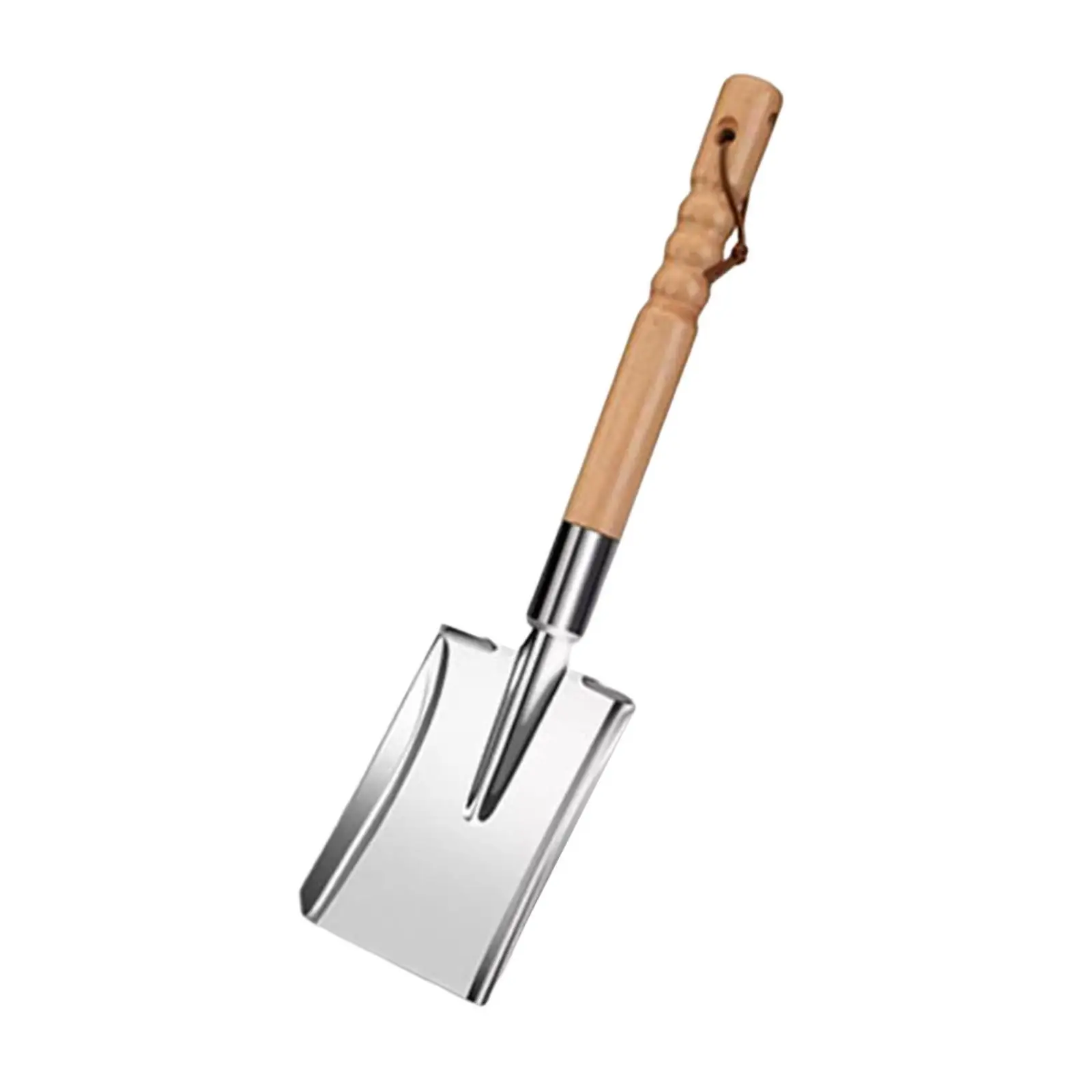Compact Stainless Steel Folding Shovel Portable Hand Spade Trench Digging Tool for Field Work and Gardening