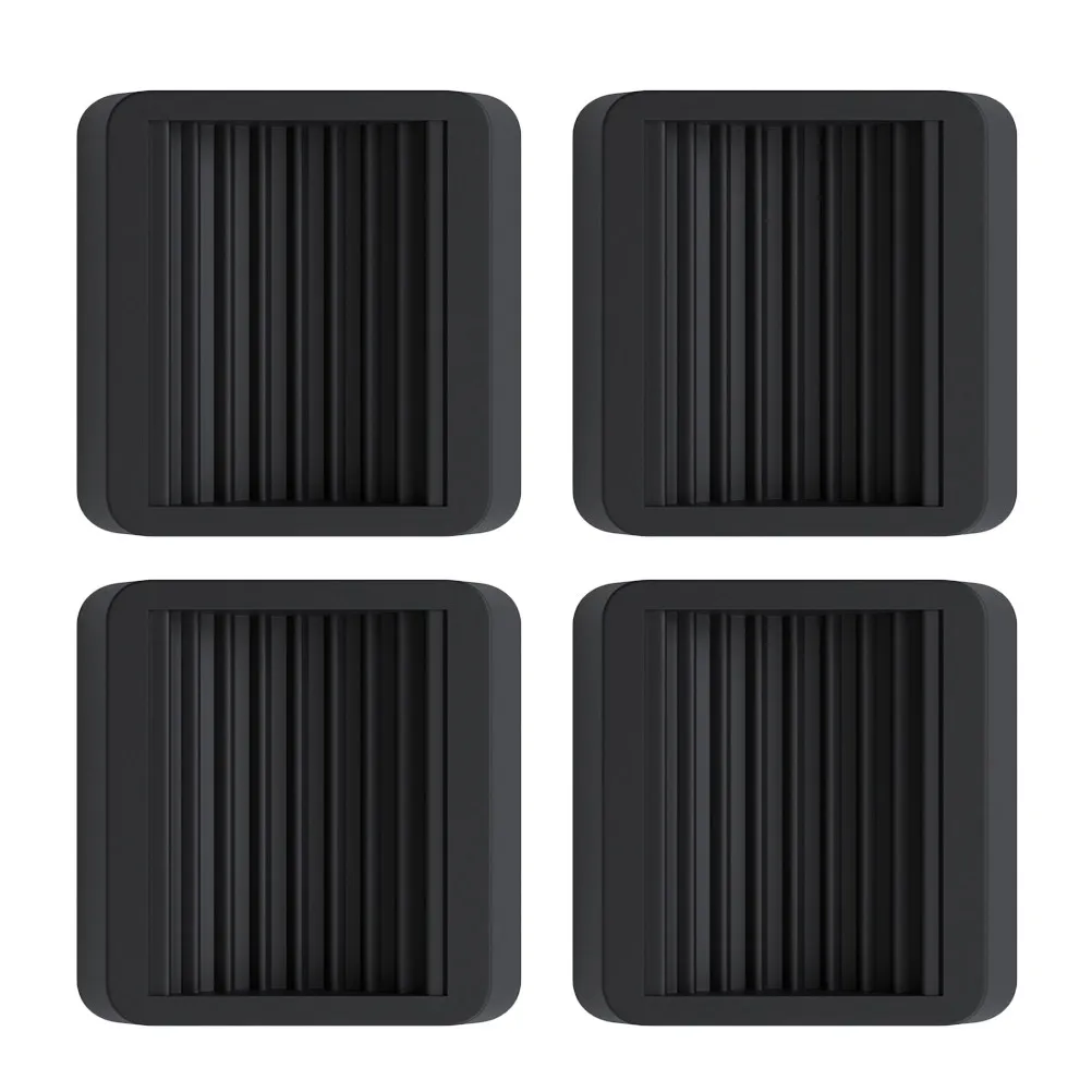 4Pcs Furniture Pads Non-Slip Chair Leg Floor Protectors Waterproof Shockproof Wear-Resistant for Crib Washing Machine Chair