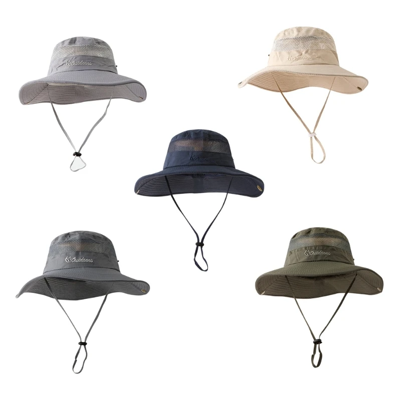 

Adult Moisture Wicking Fisherman Hat Foldable Quick Drying Fishing Bucket Hat Dropship