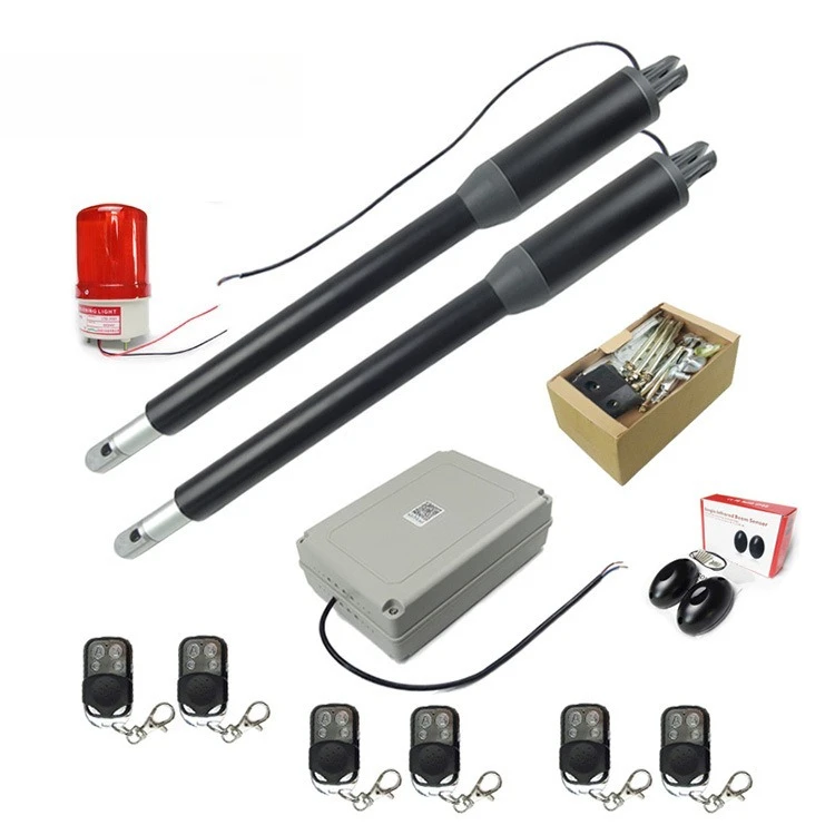 Door opening motor Opposite straight arm door opening machine Intelligent remote control in community courtyard