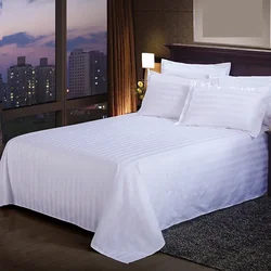 1.2/1.5 /1.8m Bed Sheet White Flat Sheet Bedspread Home Hotel Bedsheet Couvre Drap de Lit Bedding Sheet Bed Cover Home textile