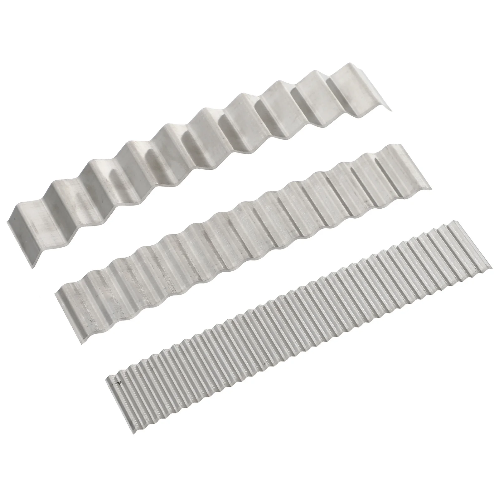 3Pcs Wave Shape Polymer Clay Cutter Set Thin Flexible Stainless Steel for Sculpting Shaping Modelling Craft Tools