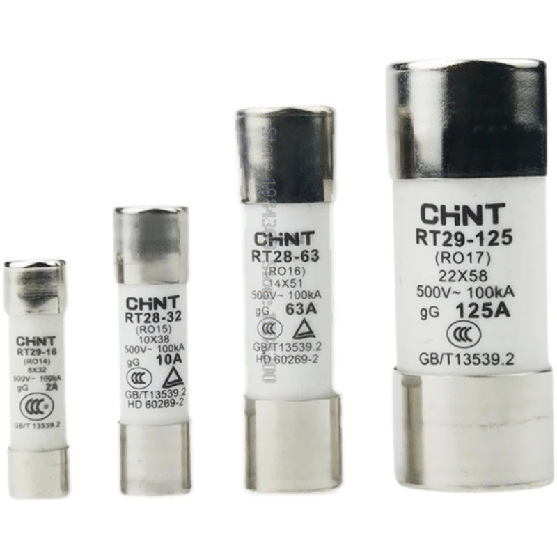 

CHINT RT29-16 RO14 RT28-32 RO15 RT28-63 RO16 RT29-125 RO17 2A 16A 20A 25A 32A 40A 63A 100A 125A Керамические предохранители Ассорти комплектов предохранителей