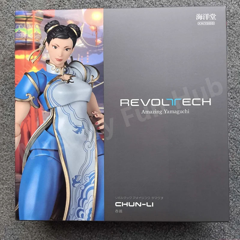 ฟิกเกอร์ชุนลี สตรีทไฟท์เตอร์ 6 ของแท้จากไคโยโดะ รุ่น Revoltech Amazing Yamaguchi ของสะสม ของเล่น ของขวัญ