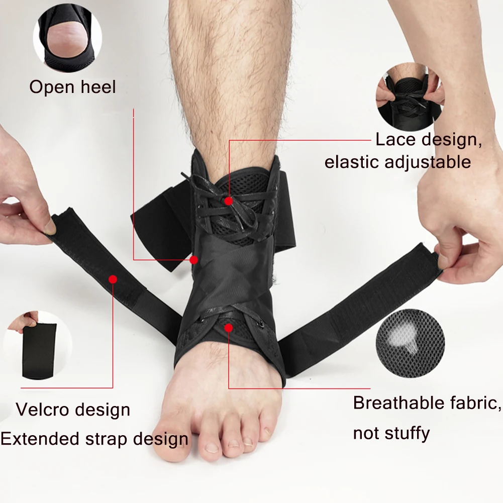 1 PCS Ankle Braces Bandage Basketball Football Ankle Brace Compression Strap Ankle Protector Prevent Sprains Foot Correction