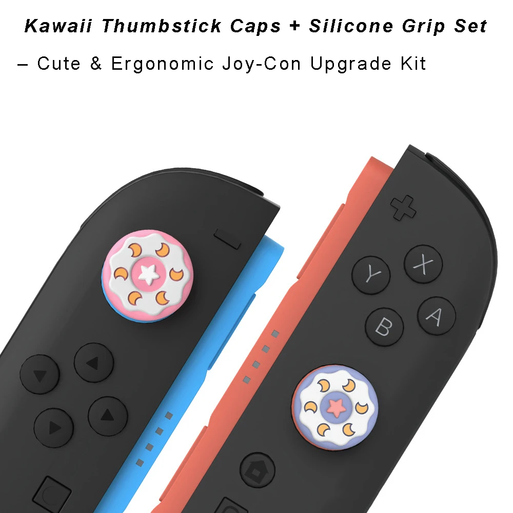 Nighty-Night Meow Protective Shell compatible with Switch 2 - ABS NS2 Console Back Cover and Silicone Joy-con Handle Case - view 4
