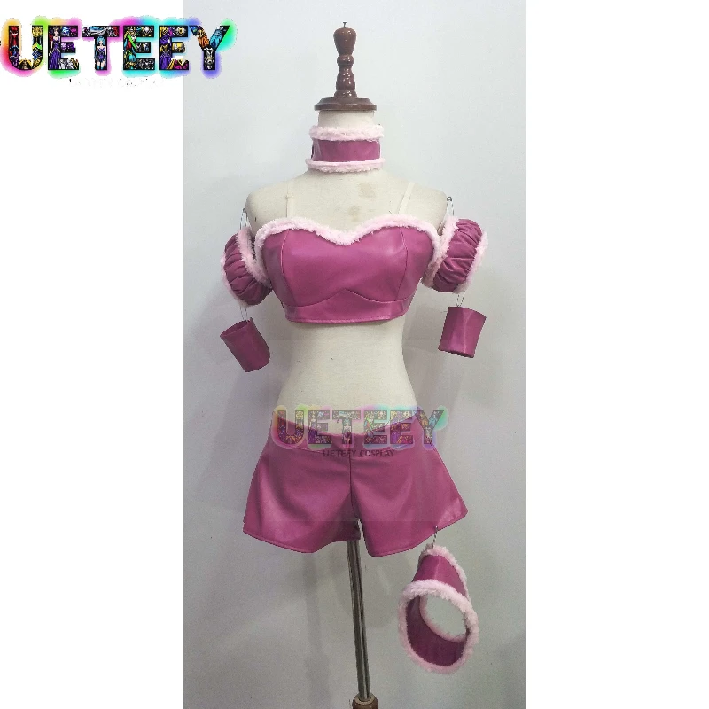 

UETEEY COS Zakuro Fujiwara Косплей Костюм Токио Мью Мяу Фиолетовый наряд-трансформер Набор на Хэллоуин