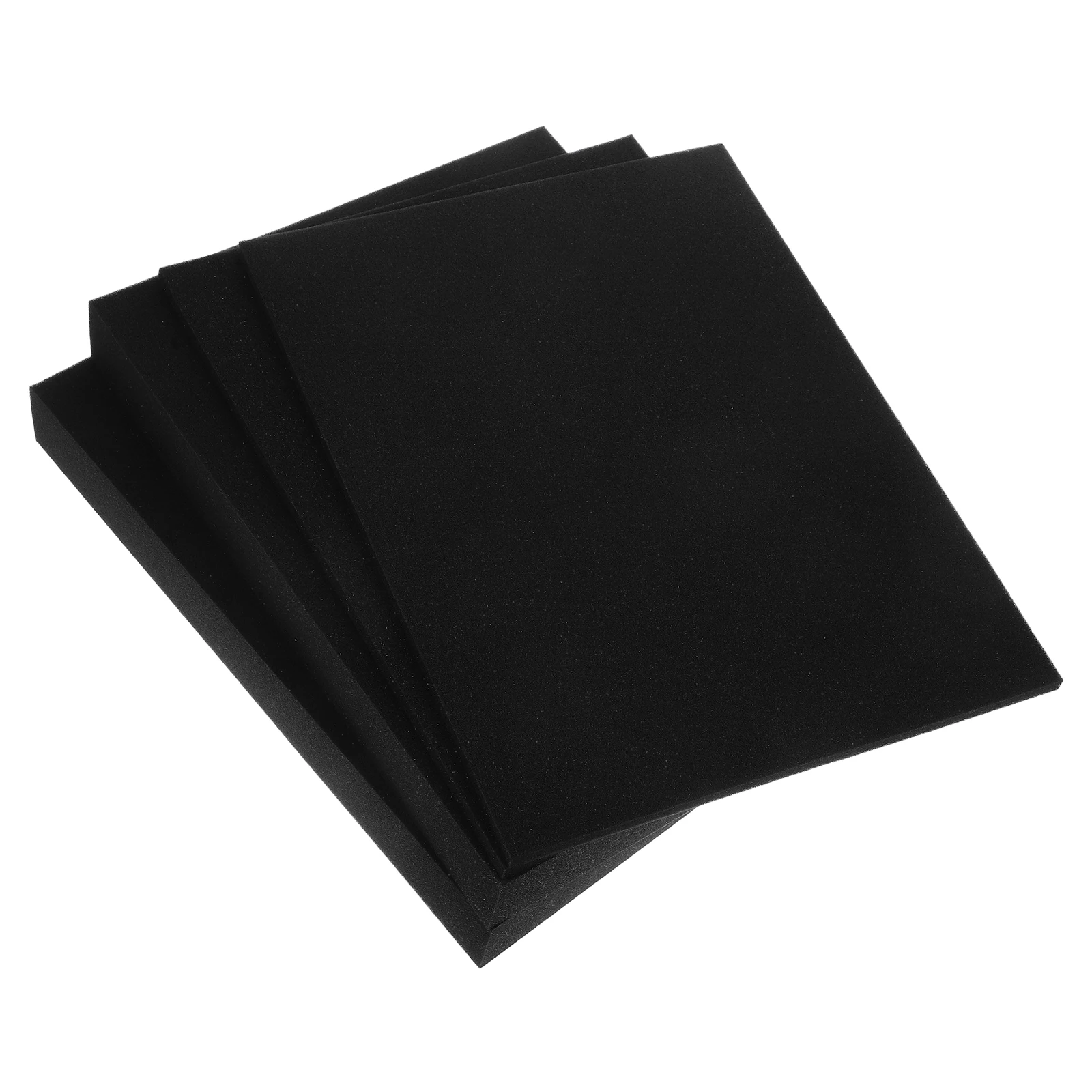 

4pcs Hand-Tearable Sheets Black Cushioning Inserts For Toolboxes Camera Cases Game Storage Fragile Packaging Foam