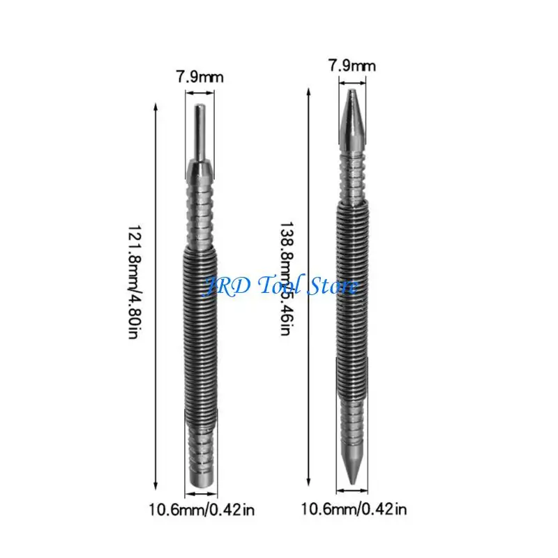 A2UD 2PCS Double Head Setter Setter Center Strinking Force Counter Spring