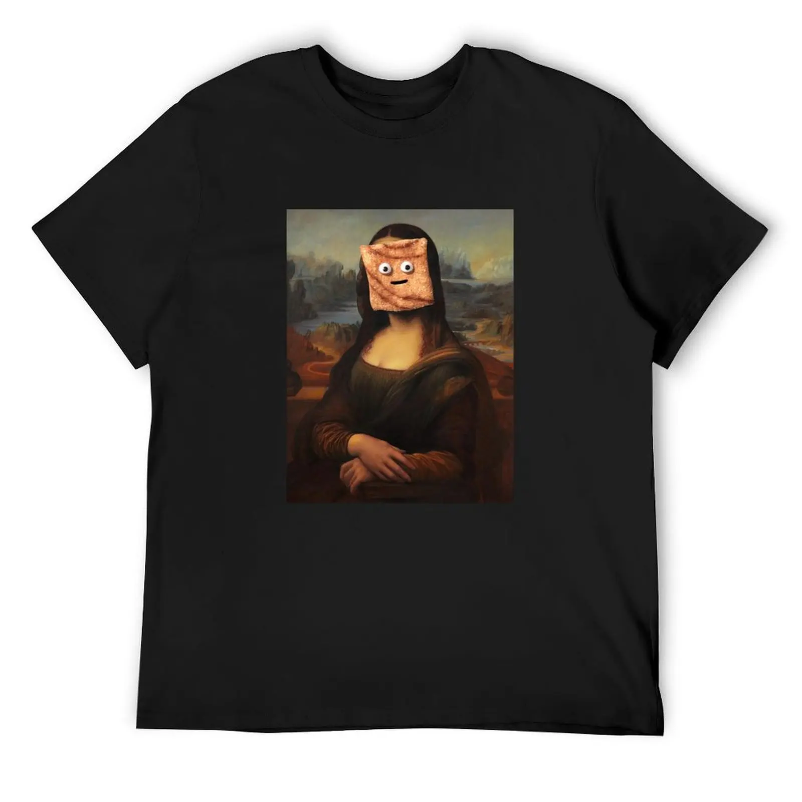 Mona Lisa Cinnamon Toast Crunch T-Shirt vintage kawaii clothes custom shirt Blouse fruit of the loom mens t shirts