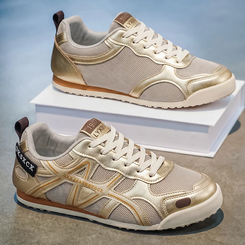Fashionable Comfortable Rubber Outsole Men Sneakers 2026 Autumn New Mans Casual Shoes Mesh Breathable Anti Slip Running Footwear