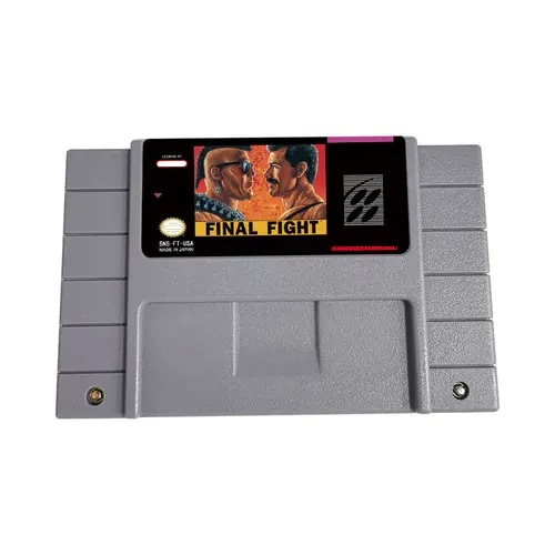 FINAL FIGHT 1 - Cartucho de juego de 16 bits versión EE. UU. para consola de juegos Nintendo SNES - Inglés