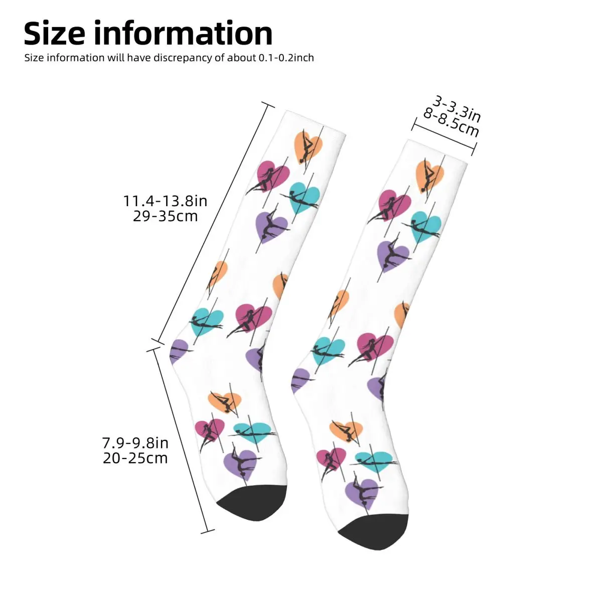 Pole Dance Socks Harajuku High Quality Stockings All Season Long Socks Accessories for Man's Woman's Gifts