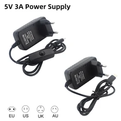 5V 3A Raspberry Pi 4 Power Supply USB Type C Port 100-240V Power Adapter for Pi 4 Orange Pi 3B OPI Zero 3 Charger