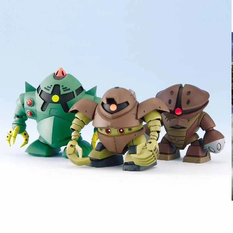 Bandai original gundam gogg acguy zock anime figura de ação montagem modelo brinquedos modelo colecionável ornamentos presentes para crianças