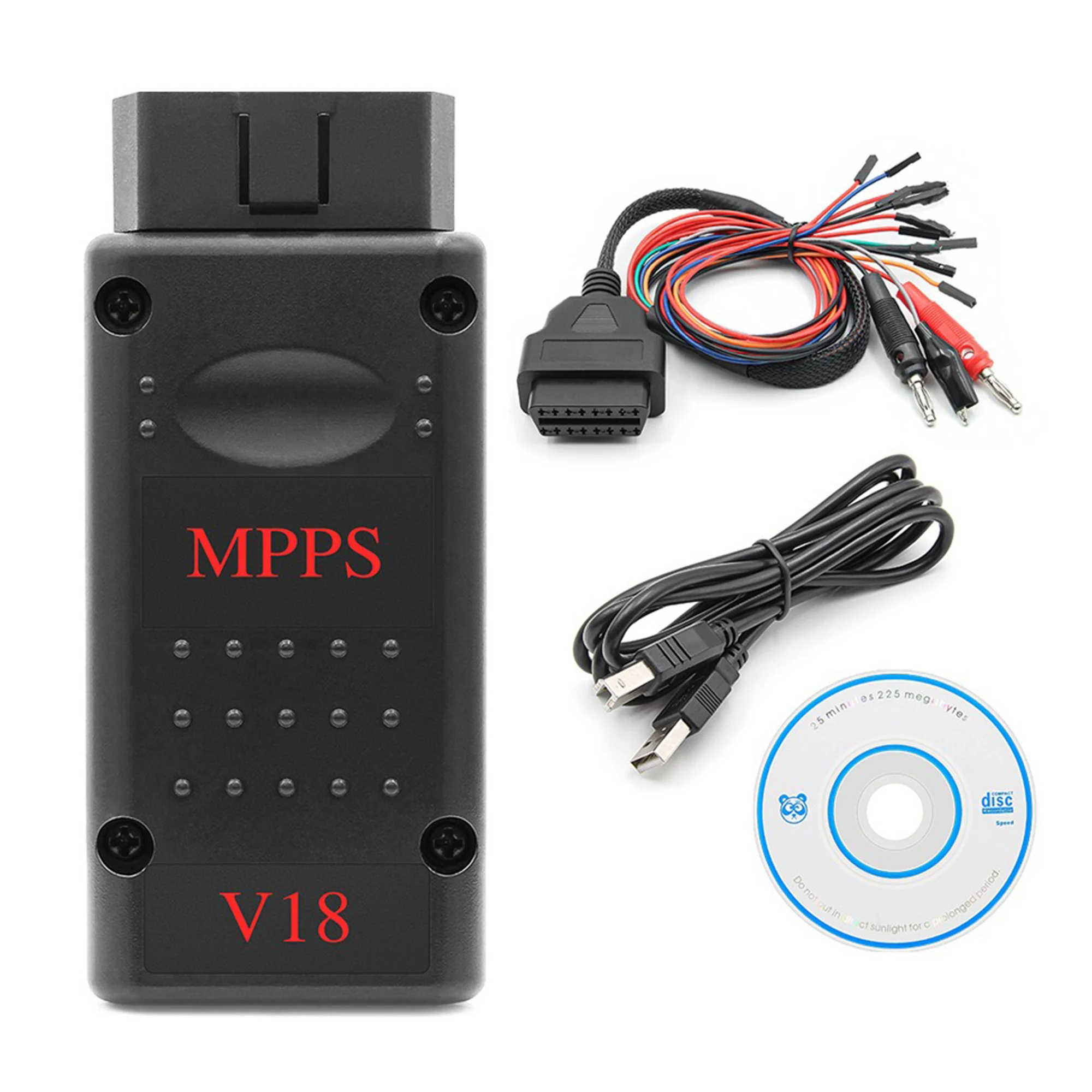 MPPS V18 Chip completo com Breakout, Cabo Tricore, Programador OBD2 ECU, Checksum Auto Chip Tun, Uso do tempo de vida, Melhor