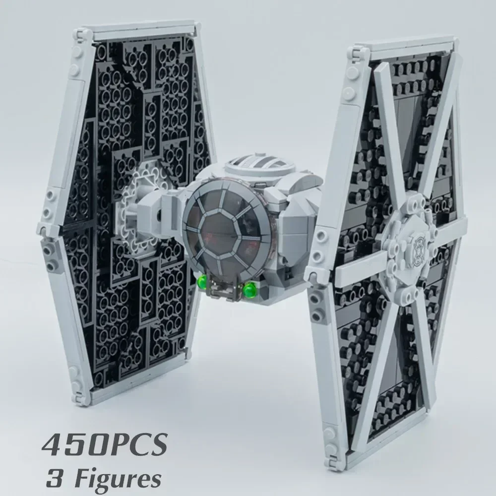 Hot In Stock Fit 75300 Imperial Tie-Fighter Stars Fighter Space Wars Figures Model Building Blocks Bricks Kids Boys Toys Gift