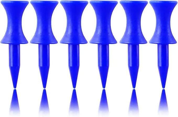 Golfschloss-Tees aus Kunststoff, unzerbrechlich, gemischt oder gleiches Höhenwert, 50 Stück, 2 3/4, 2 1/4, 2, 1 3/4, 1 1/2 Zoll Länge – Detail 11