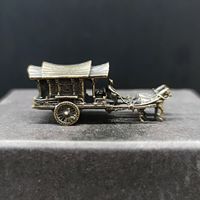 Brass Boutique Creative Antique Carriage Decoration To Create A Stone Bonsai Rockery Fish Tank Micro-landscape Landscape Model