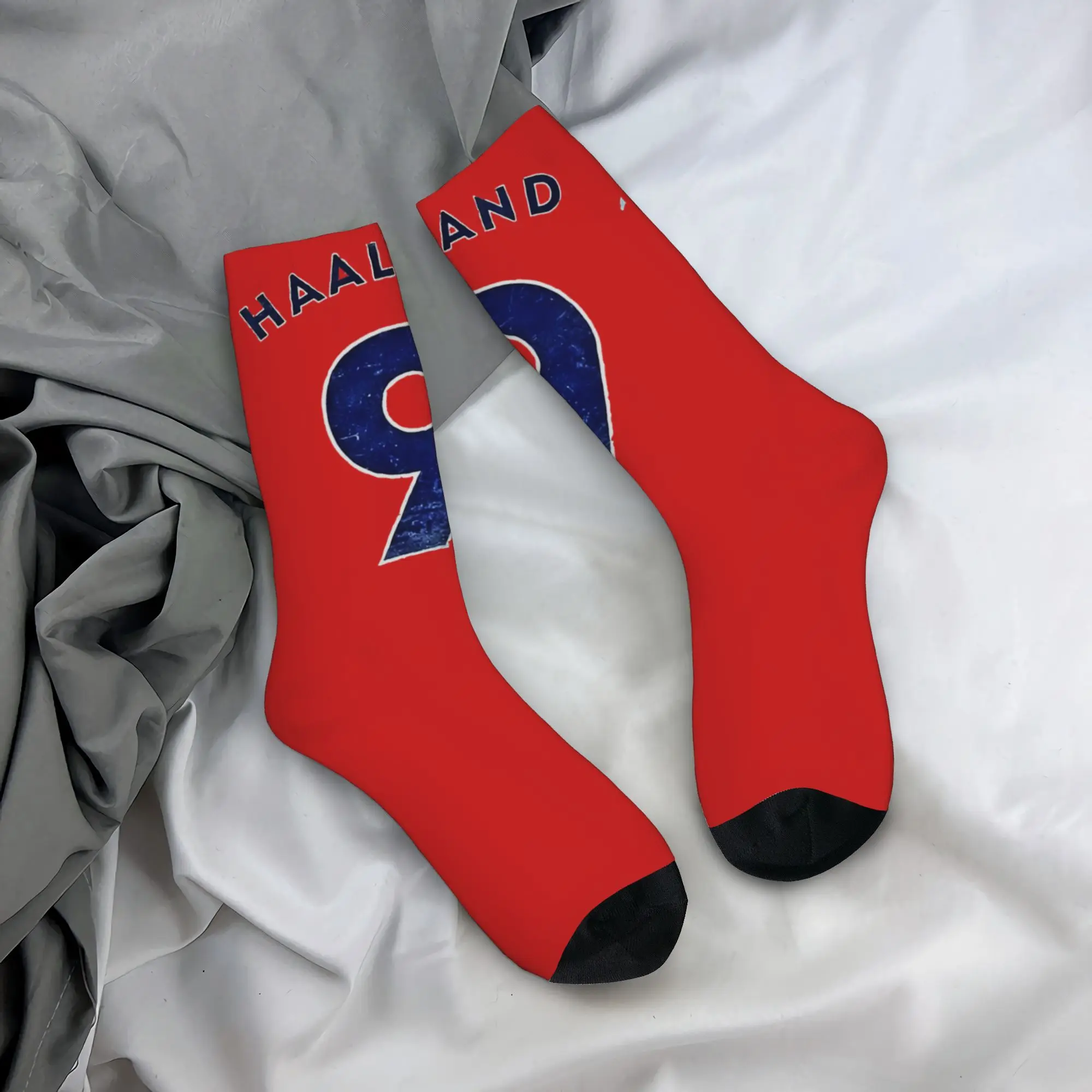 Haalands Accessories Men Women Socks Cozy Football Skateboard Middle Tube Stockings Cute Wonderful Gifts