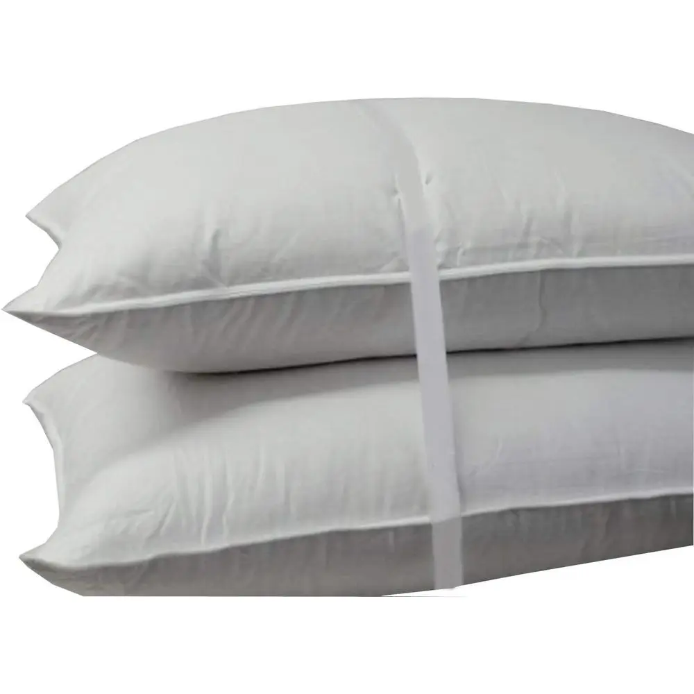 Luxury Down Pillow Set – 500 TC 100% Cotton Shell Down ill, irm Support, King Pillows, Set o 2