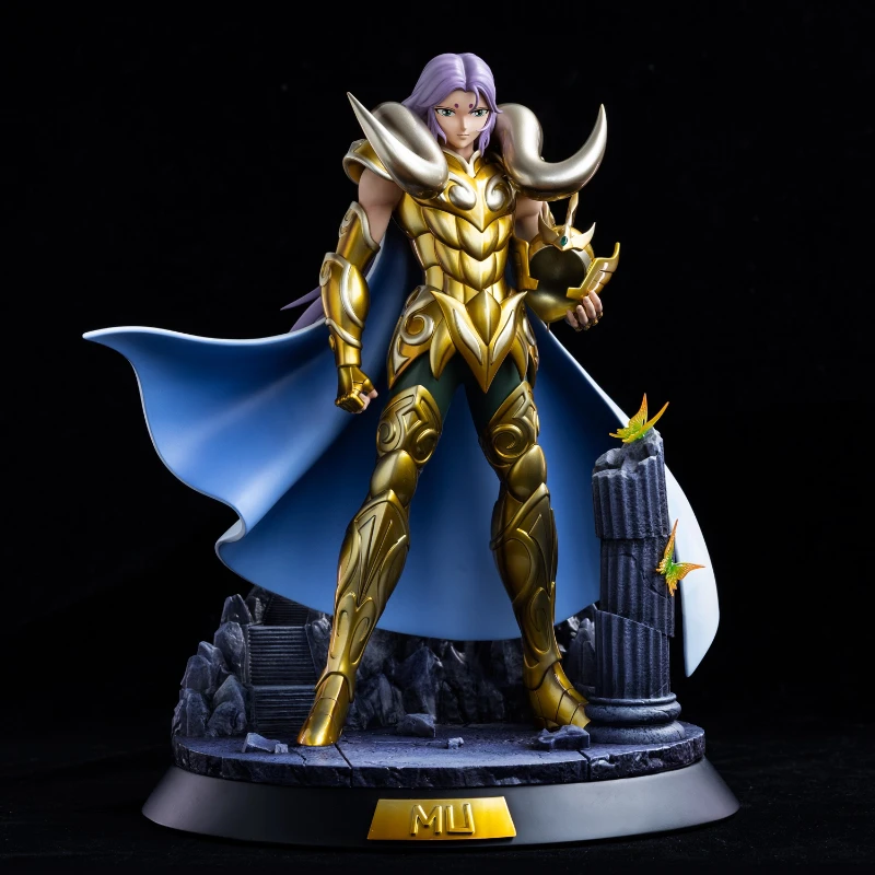 In Stock FOC Original Aries Mu EX Saint Seiya Myth Cloth EX Knights of The Zodiac Limited Statue Collector's Model Gift Toys