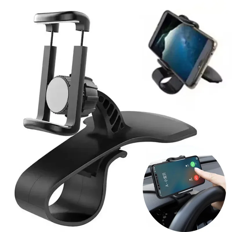 Support de téléphone de voiture rotatif universel à 360 degrés support de téléphone intelligent support de téléphone portable GPS de voiture pour iPhone Xiaomi Huawei